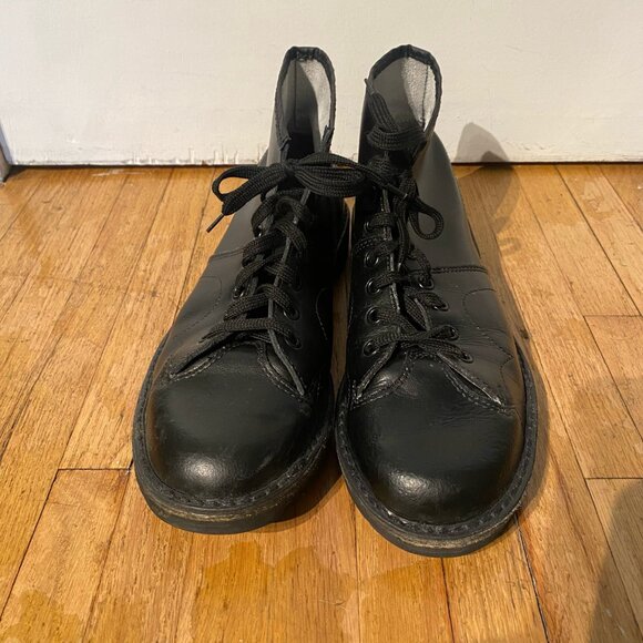 Grafters Original Retro Leather Monkey Boots - Picture 7 of 7